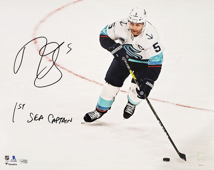 Mark Giordano Signed 16x20 Photo Seattle Kraken "1st SEA Captain" Fanatics Holo