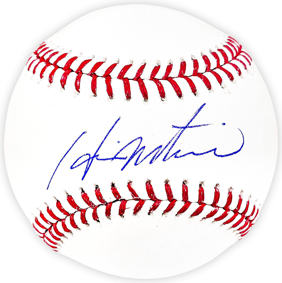 Hideki Matsui Autographed Signed MLB Baseball New York Yankees Beckett Wit