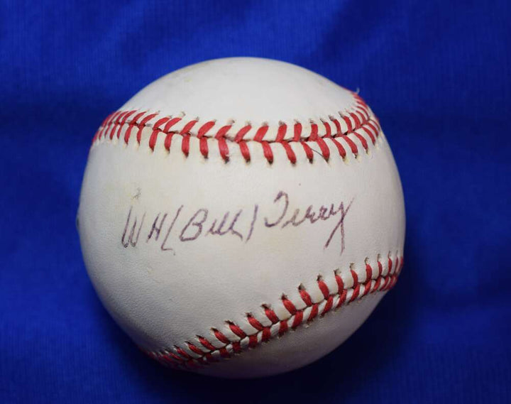 Bill Terry PSA DNA Autograph National League Signed Baseball