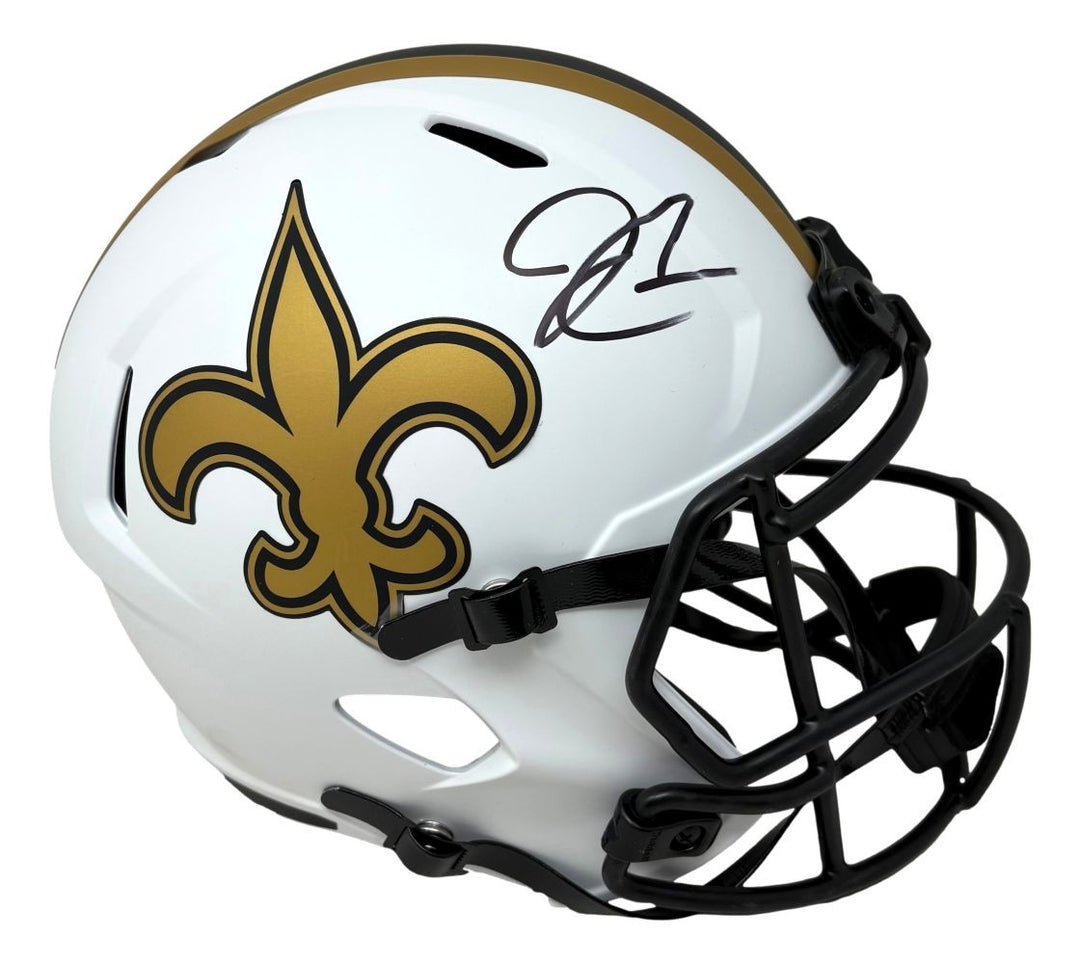 Derek Carr Signed Saints Full Size Lunar Eclipse Replica Speed Helmet Fanatics