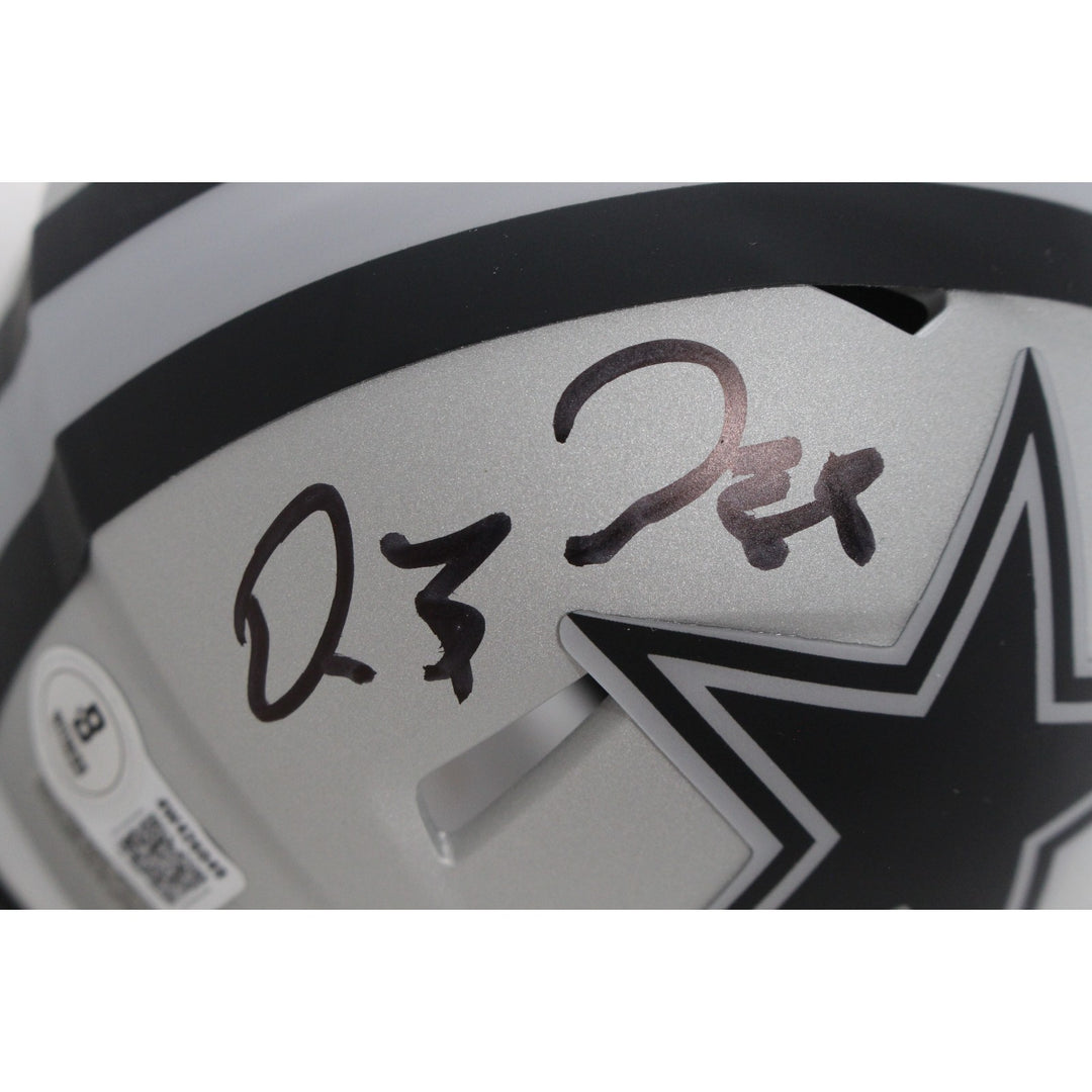 Dez Bryant Autographed Dallas Cowboys Rave Mini Helmet Beckett Witness 55044