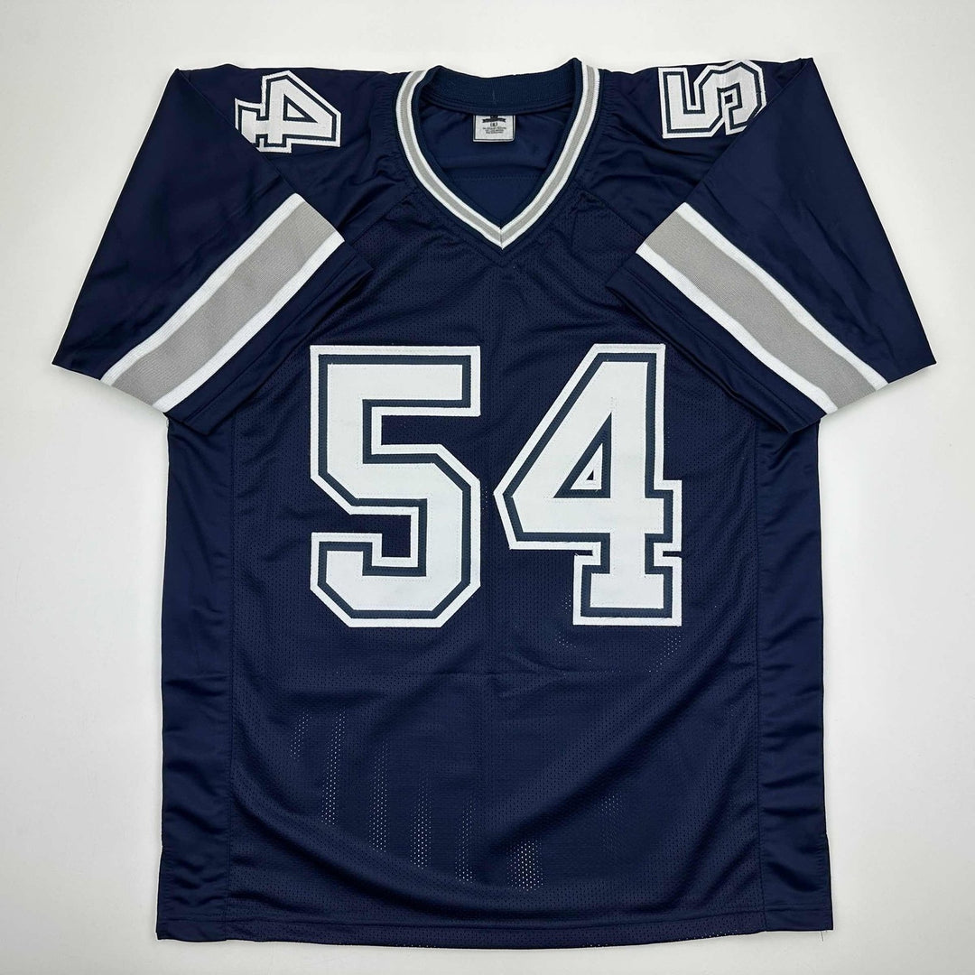 Autographed/Signed RANDY WHITE HOF 94 Dallas Blue Jersey JSA COA Auto