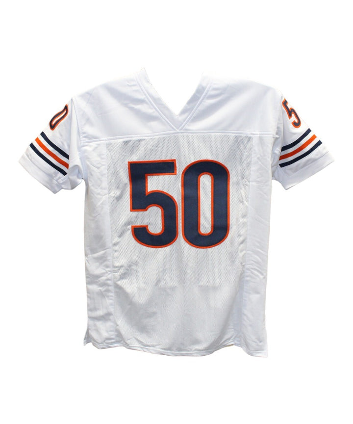 Mike Singletary Autographed/Signed Pro Style White Jersey Beckett 41179