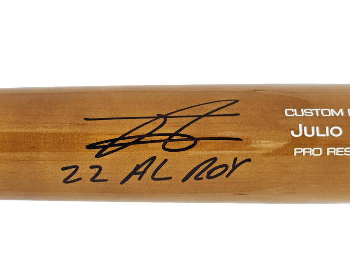 Julio Rodriguez Auto Brown Victus Pro Reserve Baseball Bat Mariners ROY Fanatics