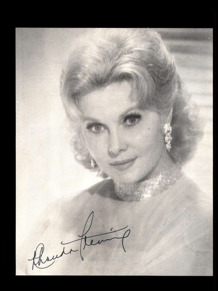 Rhonda Fleming JSA Coa Signed 8x10 Photograph Autographed