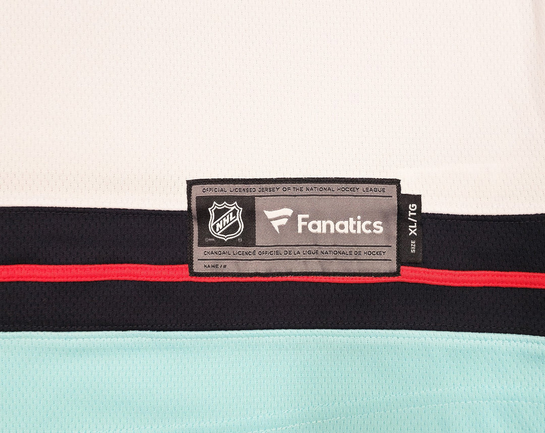 Kraken Joonas Donskoi Auto White Fanatics Breakaway Jersey XL Inaugural Season