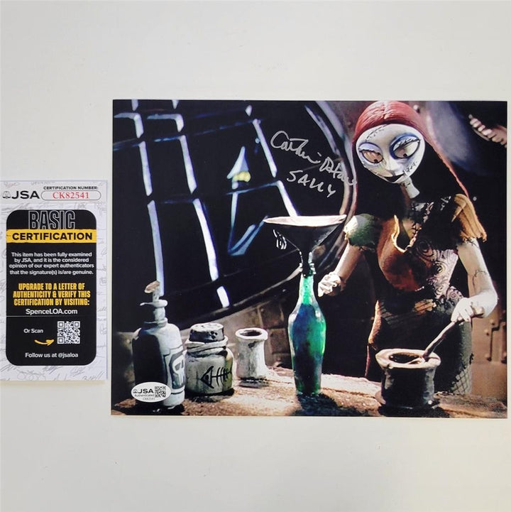 Catherine O'Hara signed "Sally" Nightmare Before Christmas 8x10 Photo auto JSA