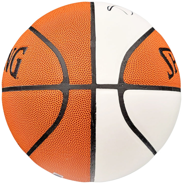 Gary Payton Auto Official Spalding White Basketball Supersonics HOF 2013 Beckett