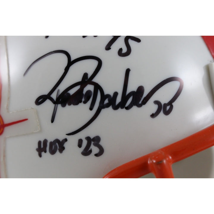 Selmon Sapp Lynch Brooks Barber Tampa Bay Buccaneers Mini Helmet Beckett 51011