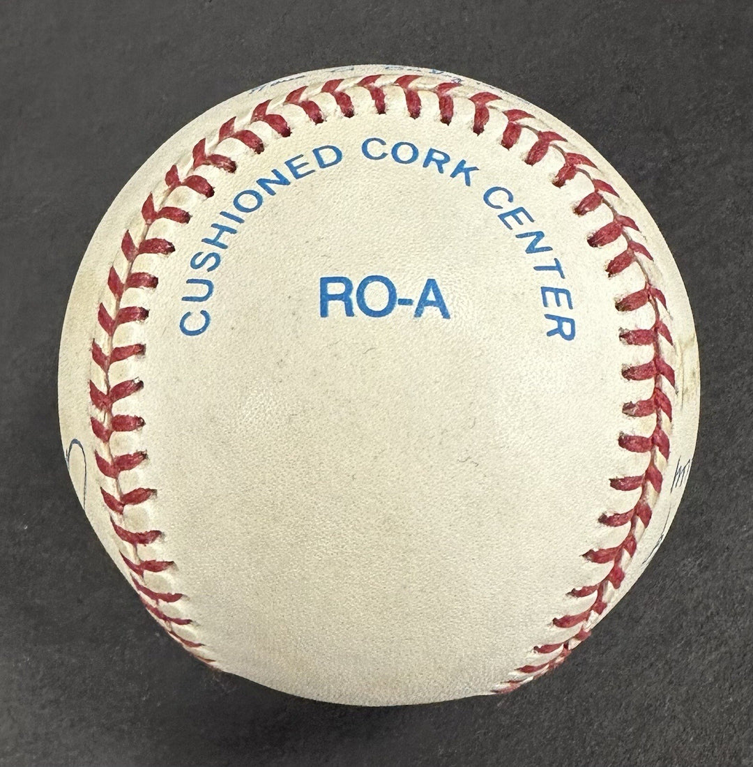 NY Yankees Multi Signed AL Baseball Don Larsen WS PG 6 Auto Enos Slaughter COA