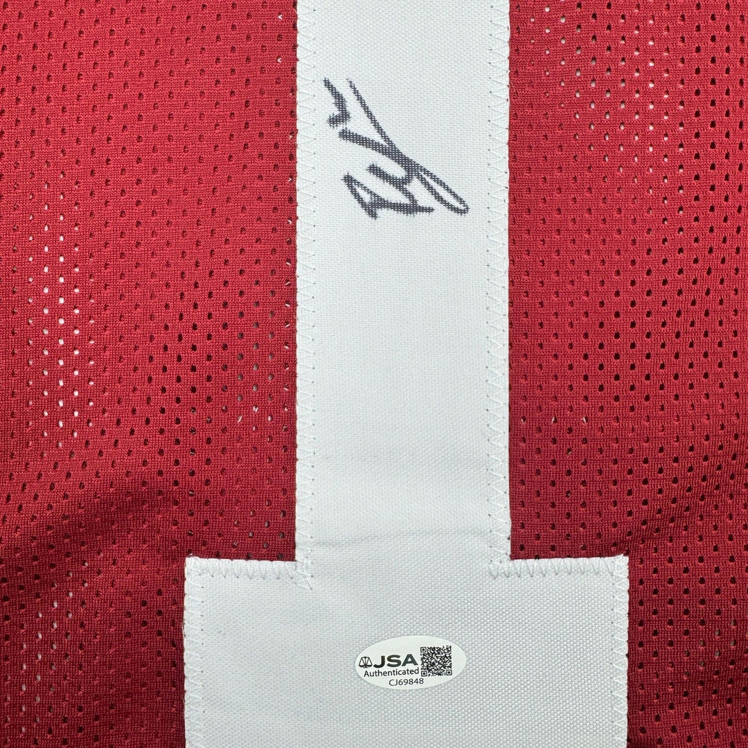 Autographed/Signed Ryan Coleman-Williams Alabama Red College Jersey JSA COA