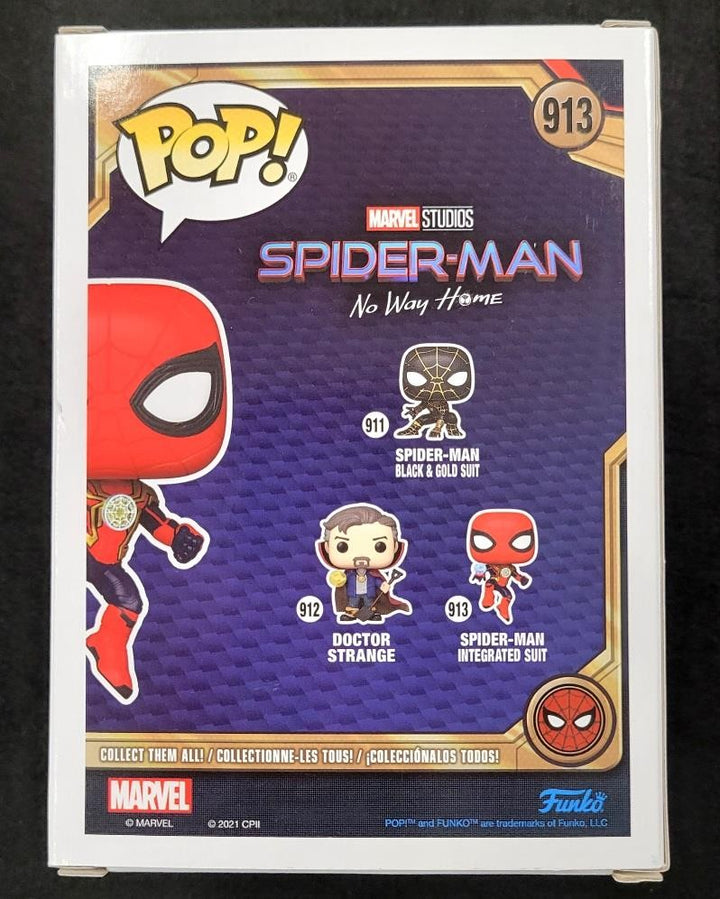 Tobey Maguire signed Spider-Man Integrated Suit Funko Pop 913 ~ Beckett BAS