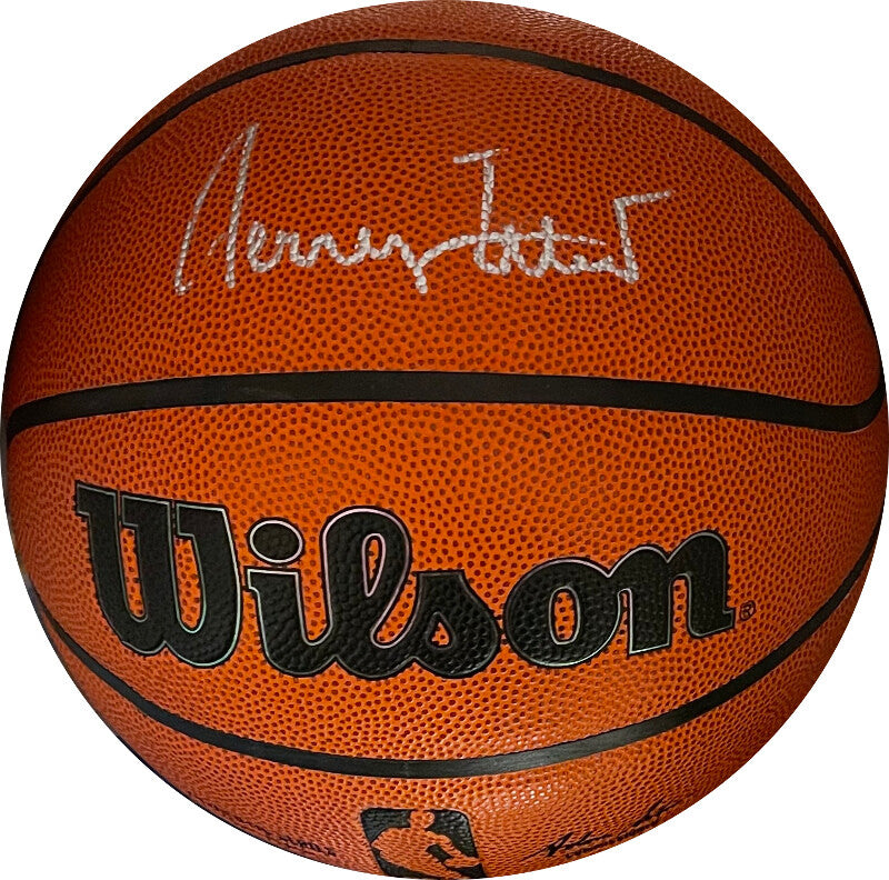 Jerry West signed Wilson NBA Authentics Series I/O Basketball JSA Witnessed -HOF