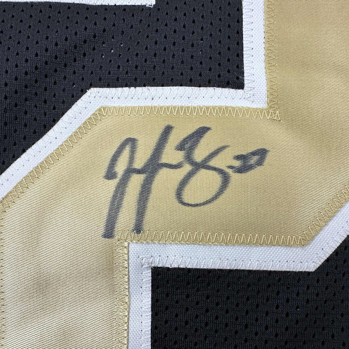 Autographed/Signed Malcolm Jenkins New Orleans Black Jersey Beckett BAS COA