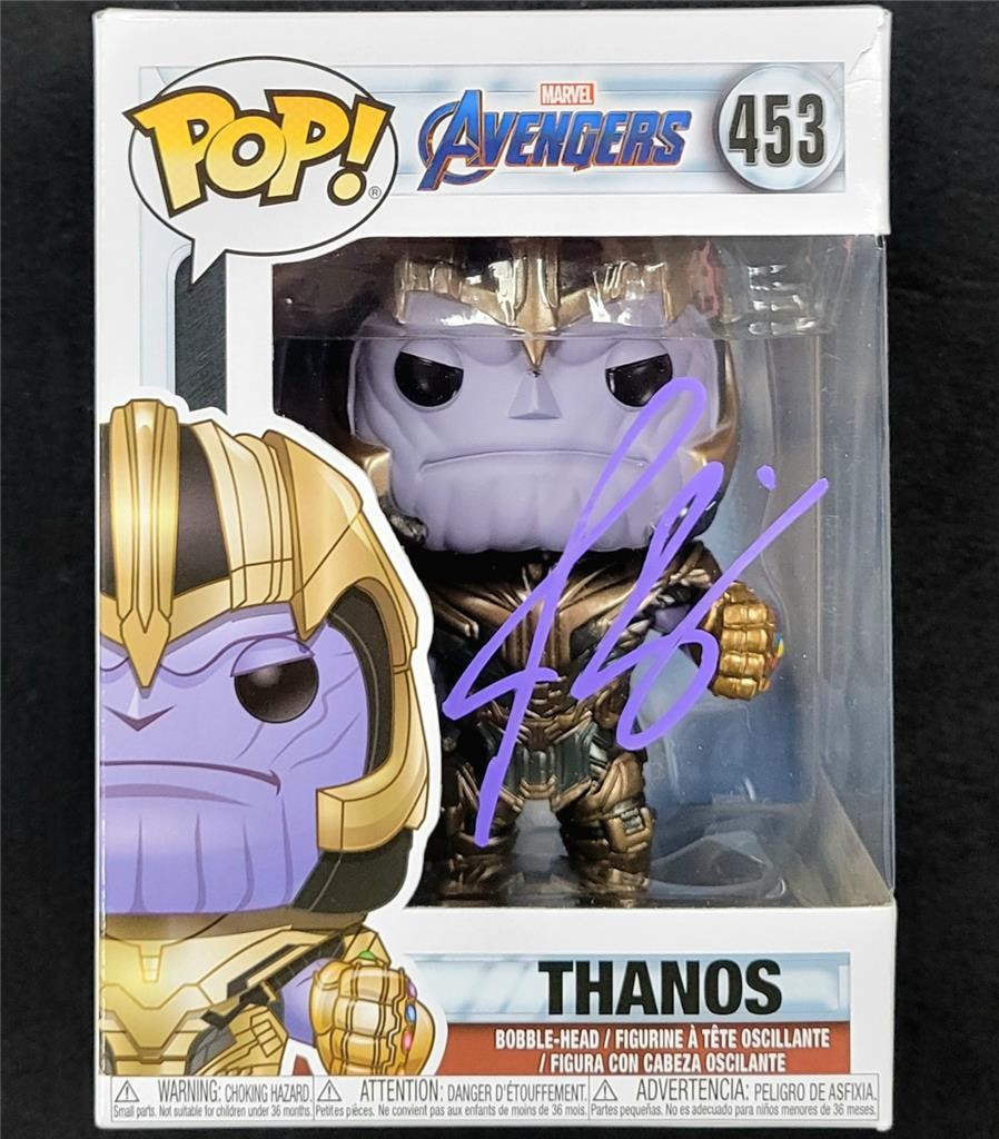 Josh Brolin signed Thanos Funko Pop! 453 Marvel Avengers autograph ~ Beckett BAS