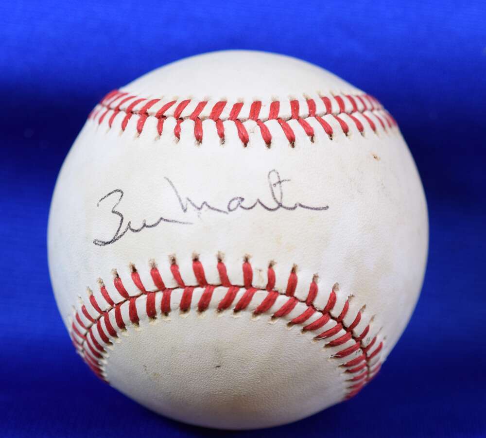Billy Martin JSA COA Autograph American League MacPhail Signed Baseball