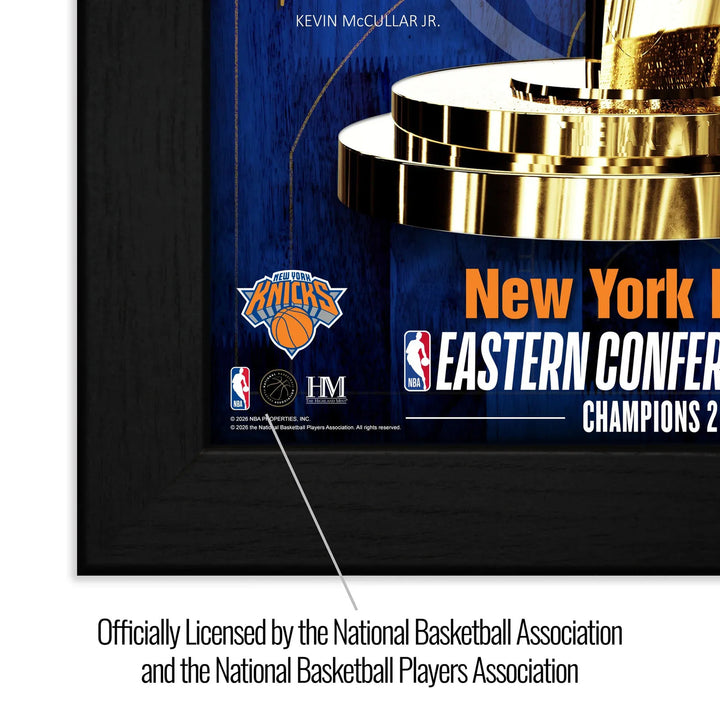 New York Knicks 2026 NBA Eastern Conference Champions Signature Frame