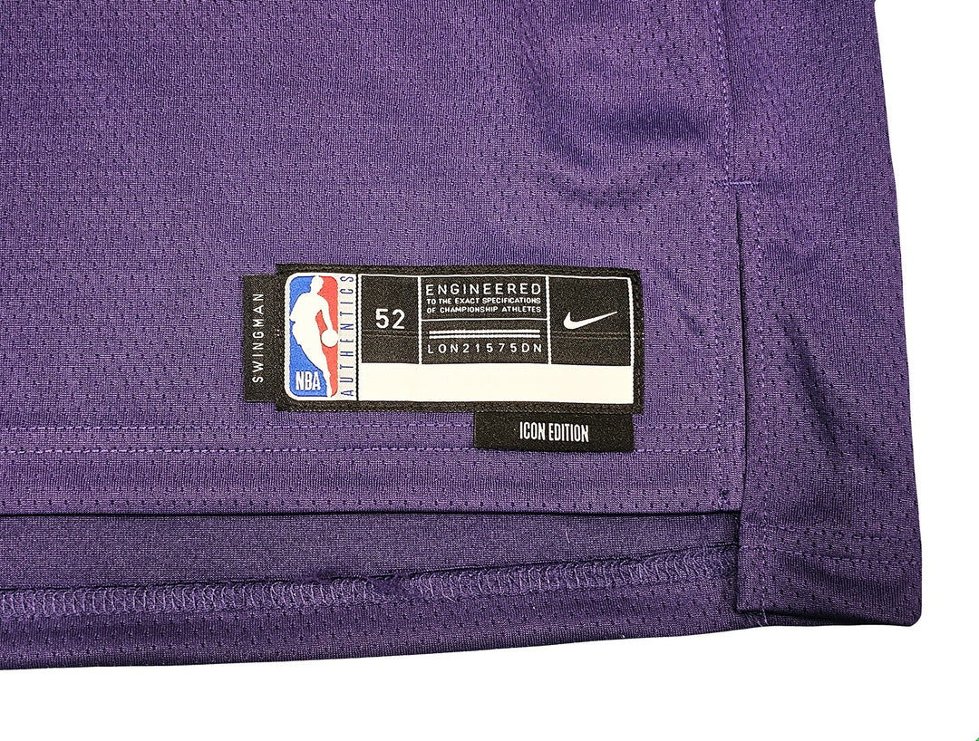 Phoenix Suns Kevin Durant Signed Purple Nike Icon Edition Jersey Size 52 Beckett