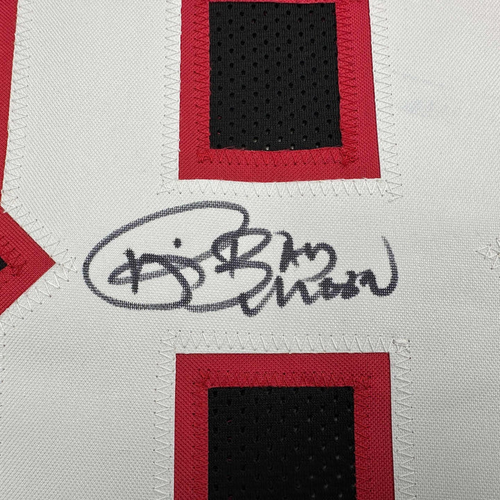Autographed/Signed Andre Rison Atlanta Black Jersey Beckett BAS COA