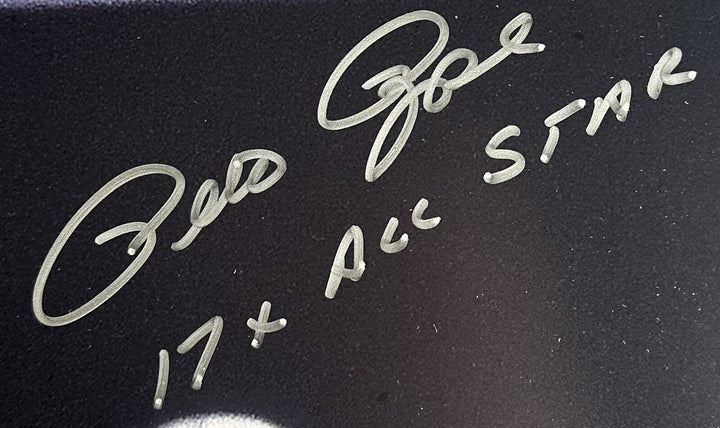 Pete Rose Signed 16x20 Framed Photo Reds 17x All Star Mint Autograph PSA COA