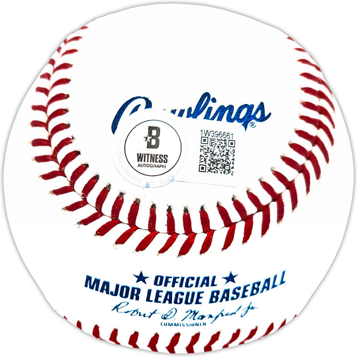 Don Mattingly Auto Signed MLB Baseball New York Yankees "Hit Man" Beckett Wit