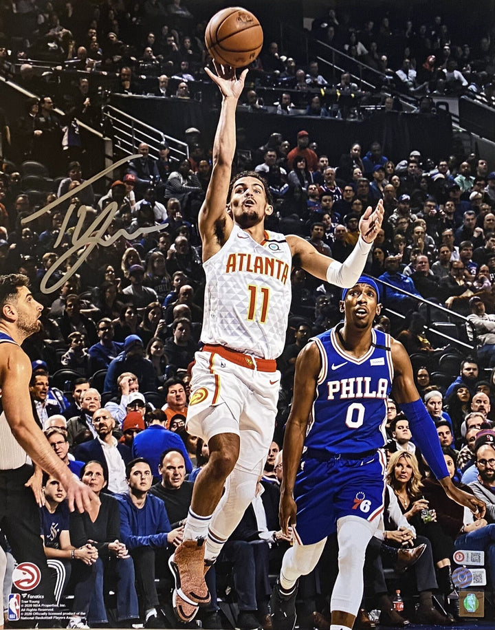 Trae Young Atlanta Hawks Signed 16x20 Photo Framed Autograph Beckett BAS Coa