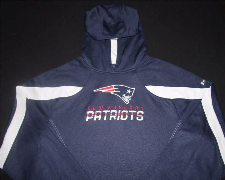 NFL Team Apparel New England Patriots Hoodie L Large NEW WITH TAGS Blue & Red