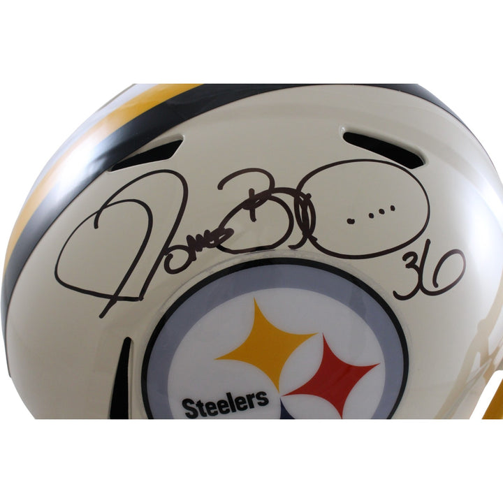 Jerome Bettis Autoographed Pittsburgh Steelers F/S Retro Helmet Beckett W 57529