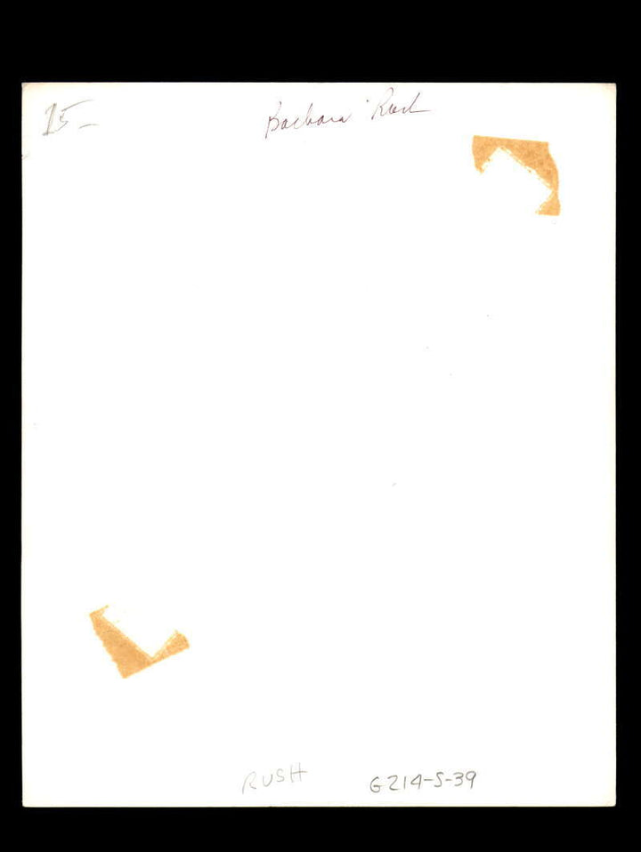 Barbara Rush JSA Coa Signed Vintage 8x10 Photograph Autograph