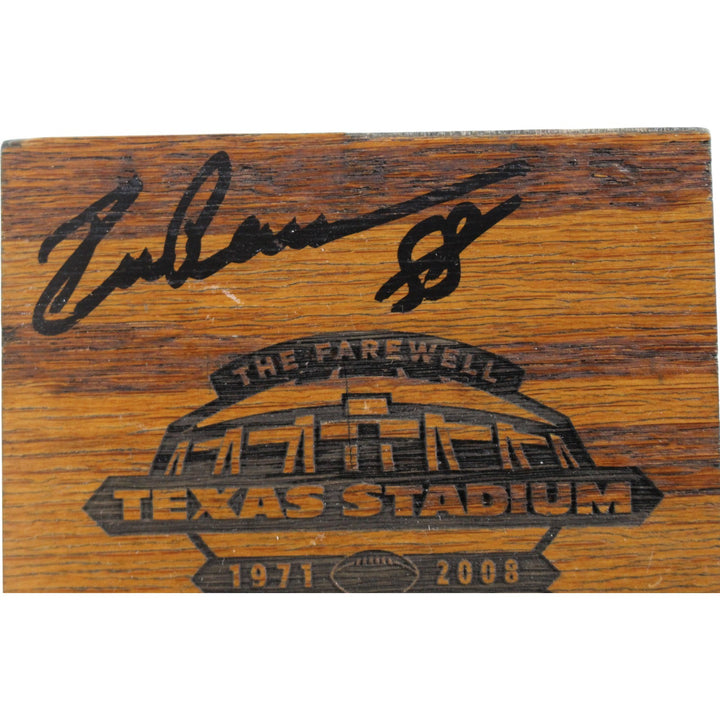 Drew Pearson Mel Renfro Signed Dallas Cowboys Texas Stadium Block Beckett 54984