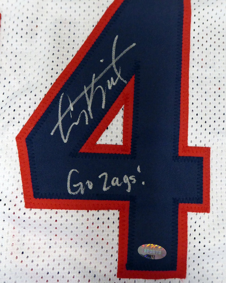 Gonzaga Bulldogs Corey Kispert Signed White Jersey "Go Zags!" MCS Holo