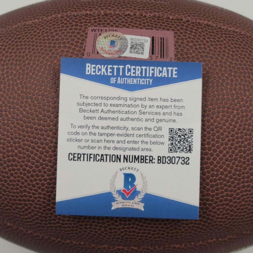 Luke Kuechly signed Football Carolina Panthers autograph (B) ~ Beckett BAS COA