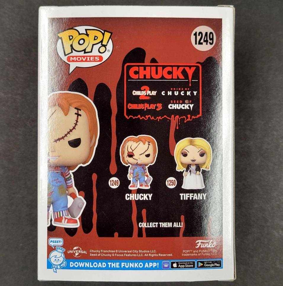 Don Mancini signed Bride of Chucky Funko Pop autograph (A) ~ Beckett BAS Holo