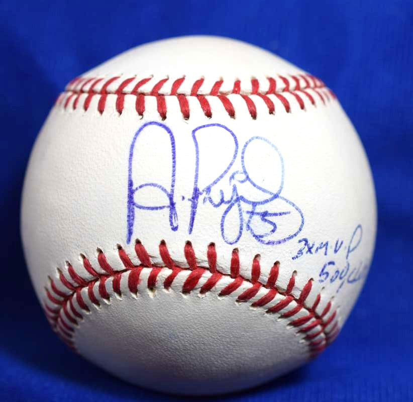 Albert Pujols JSA COA Autograph Major League Signed Baseball 3x MVP