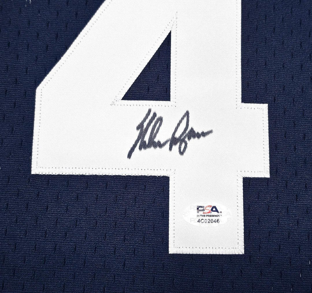 Houston Astros Nolan Ryan Signed Blue Mitchell & Ness Cooperstown Collection