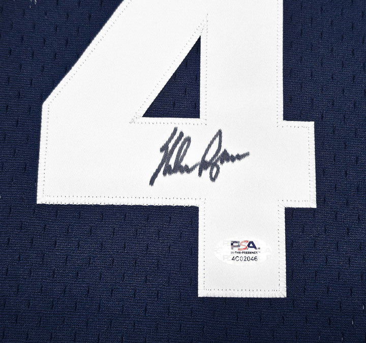 Houston Astros Nolan Ryan Signed Blue Mitchell & Ness Cooperstown Collection