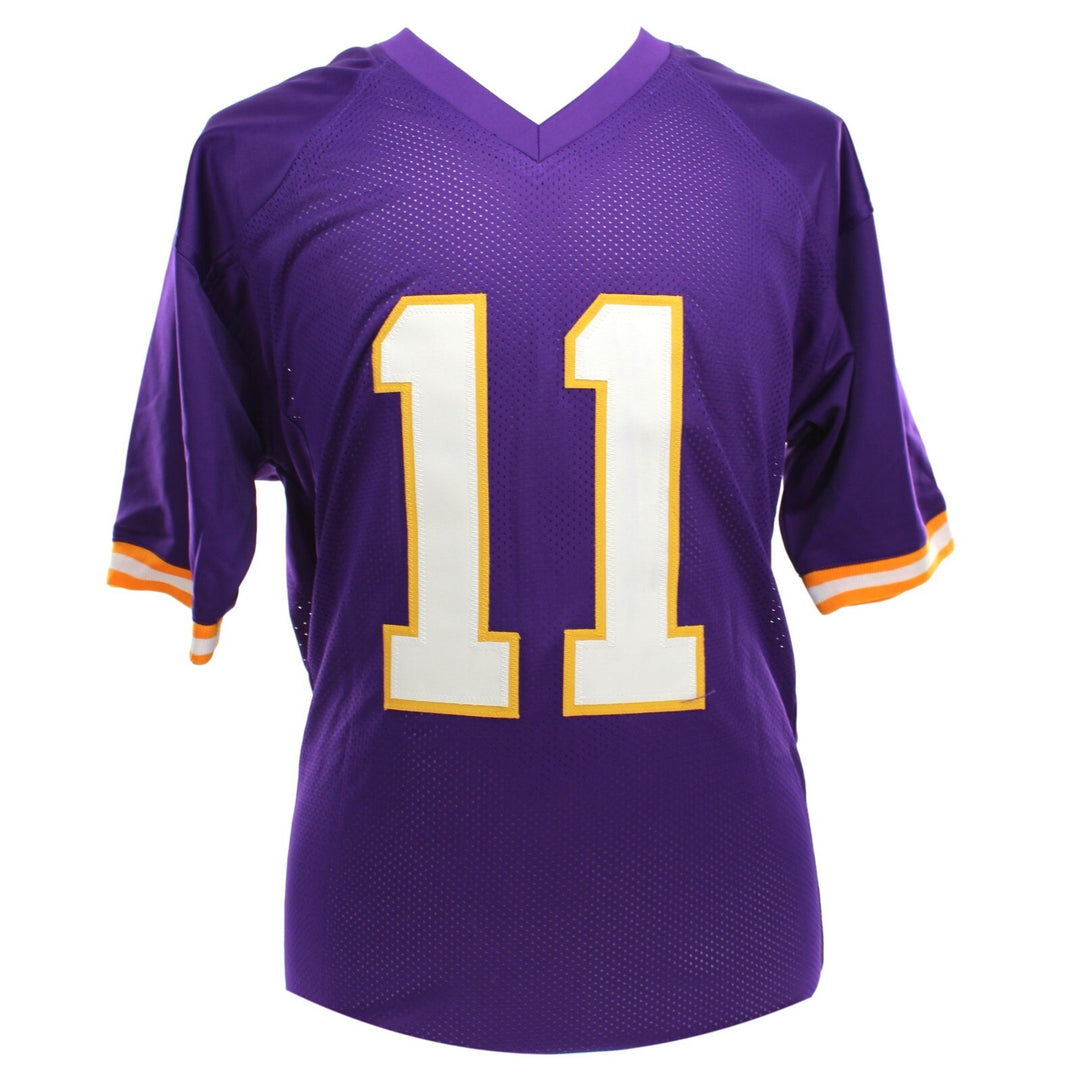 Dante Culpepper Autographed Minnesota Vikings Purple Jersey BAS COA Signed