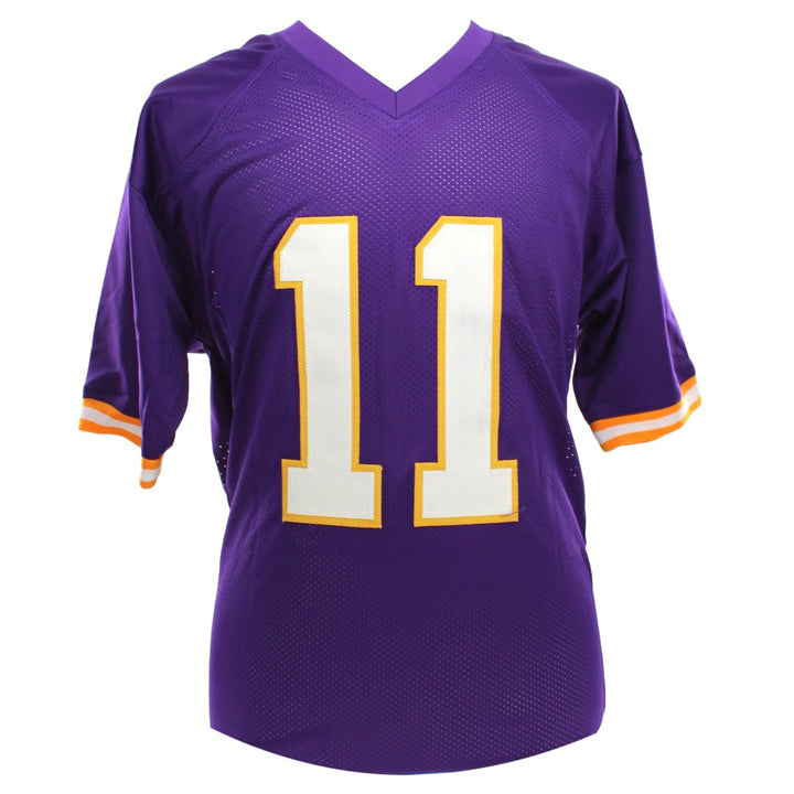 Dante Culpepper Autographed Minnesota Vikings Purple Jersey BAS COA Signed