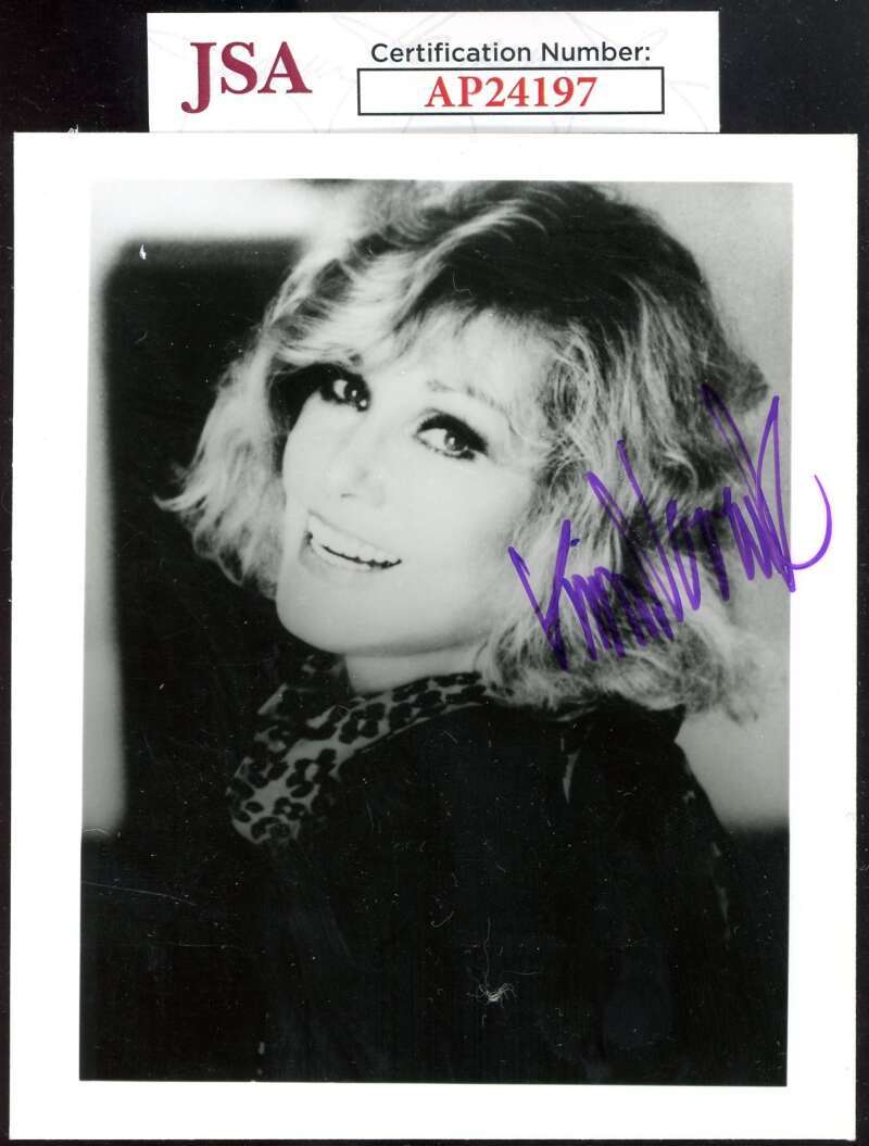 Kim Novak JSA Coa Signed 4x5 Photograph Autograph