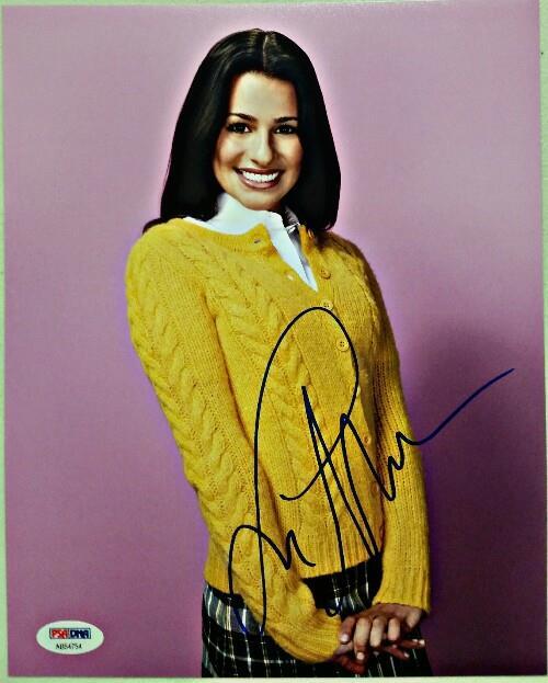 Lea Michele Autograph GLEE SCREAM QUEENS Signed 8x10 Photo PSA/DNA COA #11