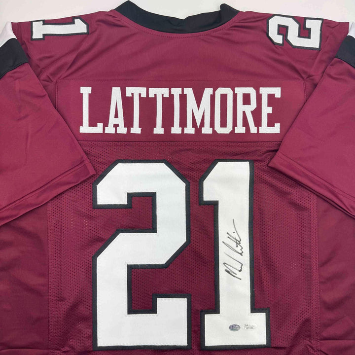 Autographed/Signed Marcus Lattimore South Carolina College Jersey JSA COA