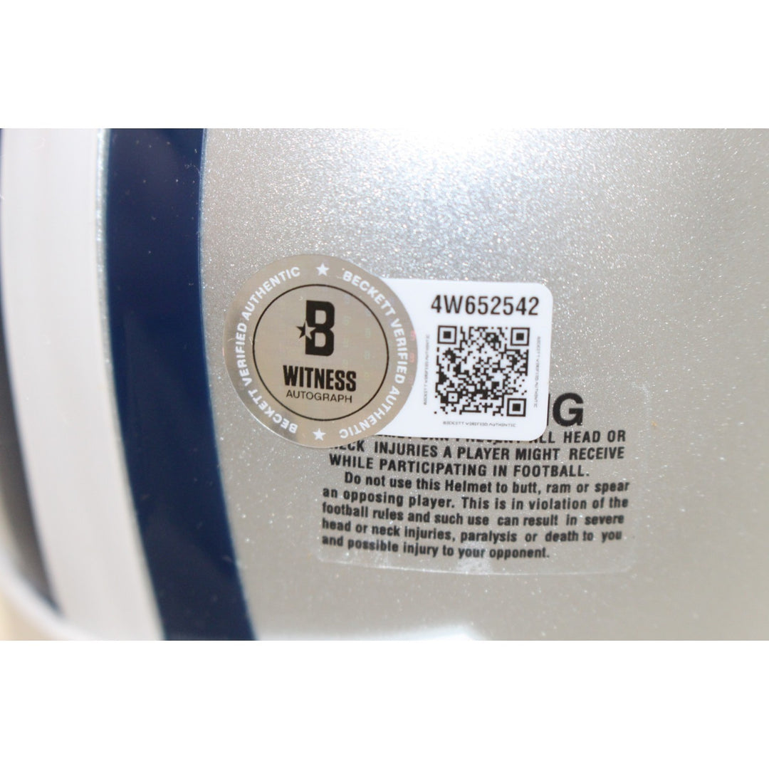 Demarcus Ware Autographed Dallas Cowboys VSR4 Mini Helmet HOF Beckett 56386