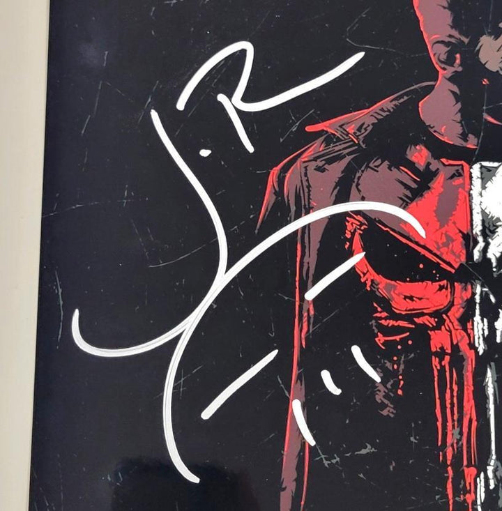 Jon Bernthal signed Marvel Punisher 11x14 photo sketch autograph ~ Beckett BAS