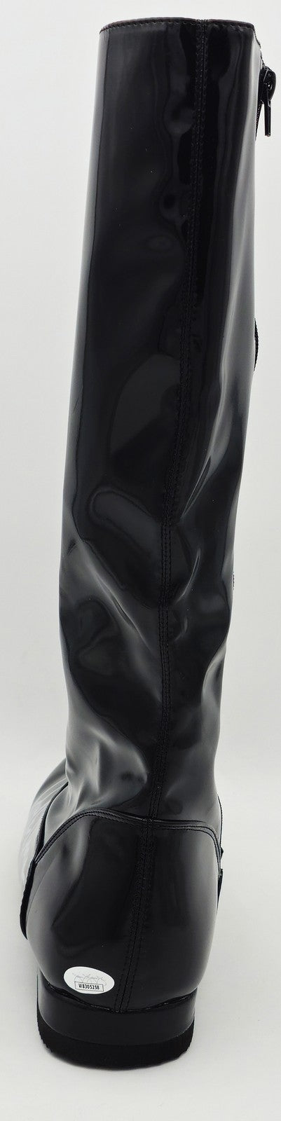 Hulk Hogan Autographed Signed Black Left Foot Boot Shoes WWE JSA