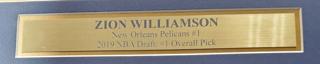 New Orleans Pelicans Zion Williamson Signed White Nike Swingman Jersey Fanatics