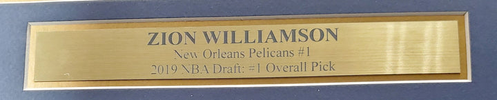 New Orleans Pelicans Zion Williamson Signed White Nike Swingman Jersey Fanatics