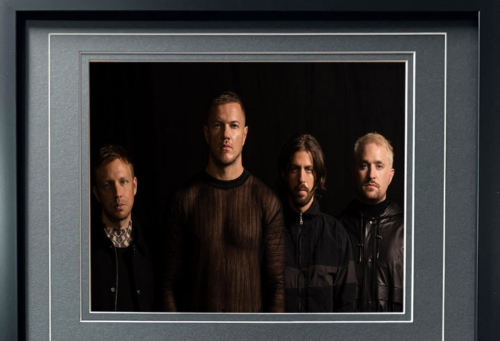 Imagine Dragons Signed Mercury CD Album Framed Collage JSA COA Dan Reynolds Band