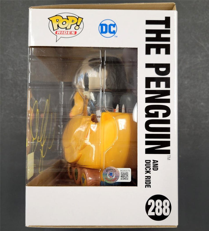 Danny Devito signed Batman Returns The Penguin Rides Funko Pop Beckett BAS Holo
