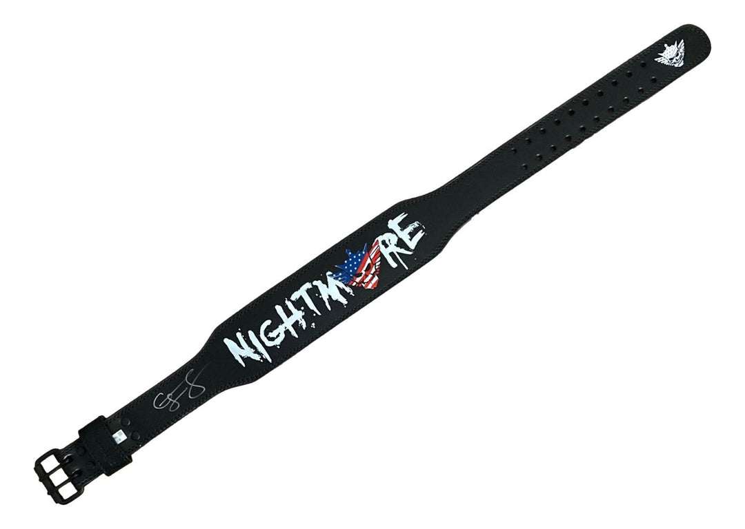 Cody Rhodes Signed WWE American Nightmare Black Weight Lifting Belt Fanatics