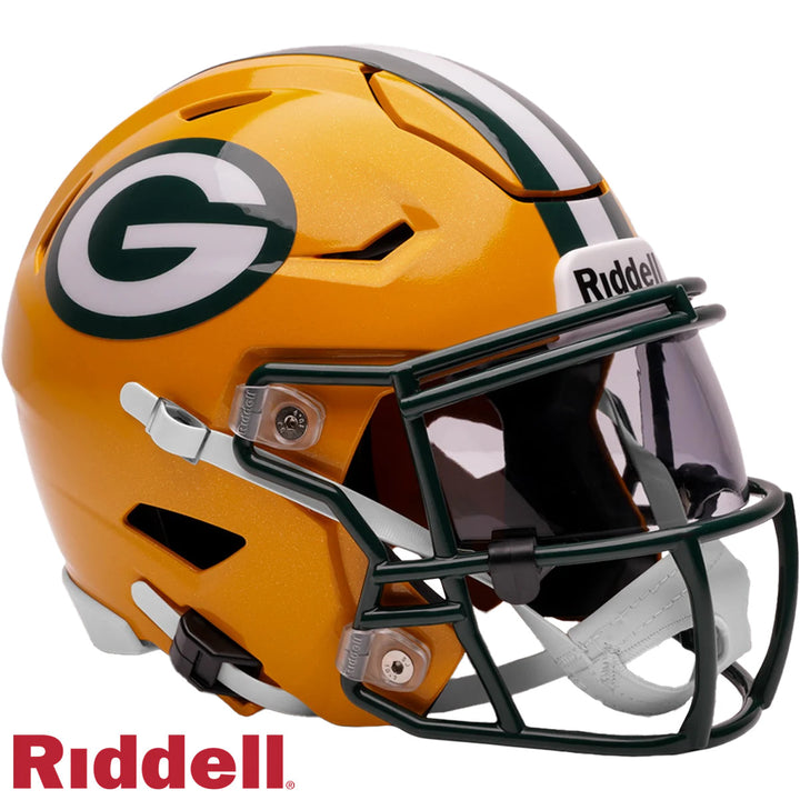 Green Bay Packers Riddell Mid-Size Midi Helmet New In Box 58231